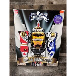 Bandai Power Rangers Legacy Ninja Megazord Die-Cast Metallic Movie Edition 97421